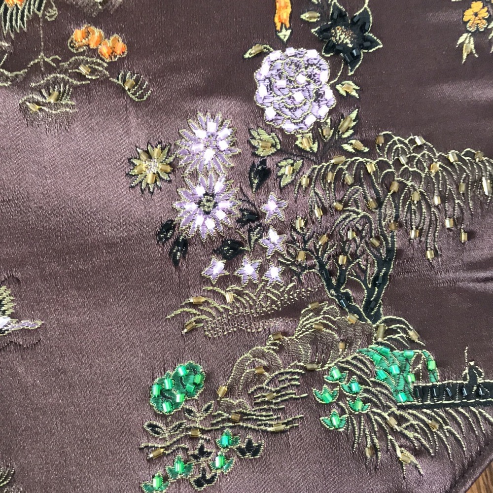 Japanese Beaded Messenger-Style Purse - Picture 6 of 7